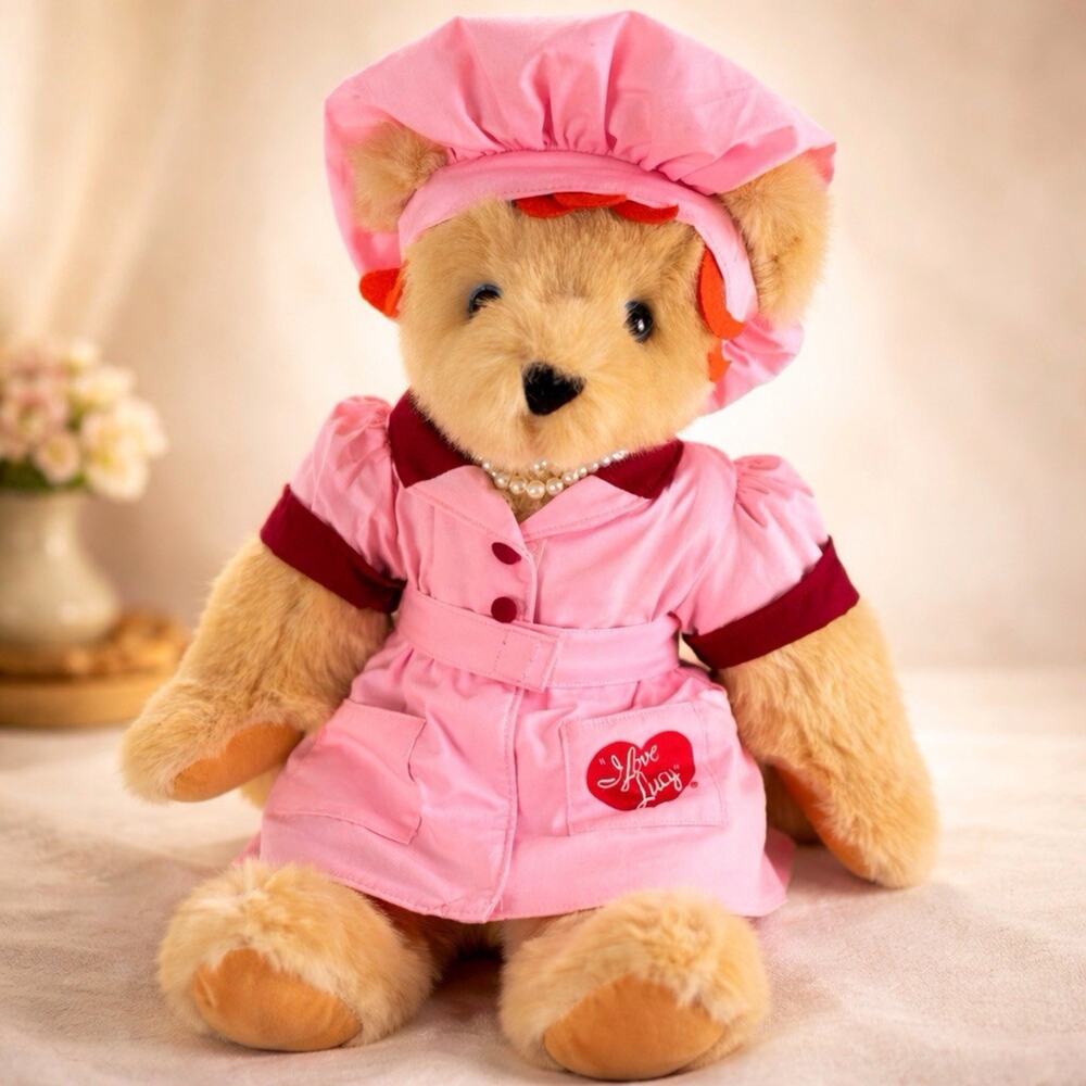 Very RARE I Love Lucy Plush Vermont Teddy Bear Company Fully Jointed 17"